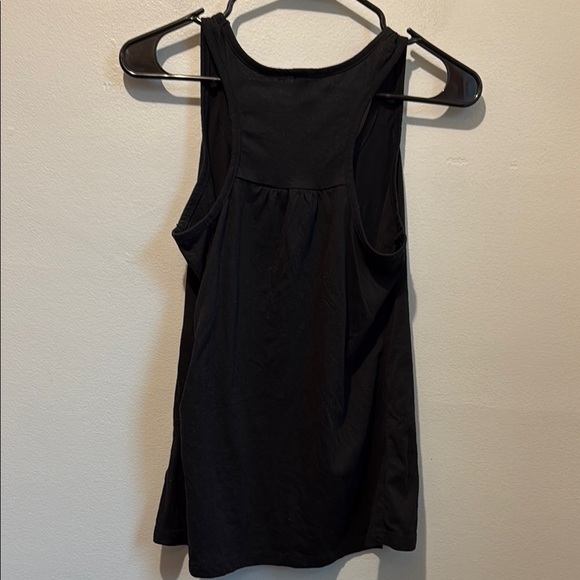 District Made Medium Wine Lover Funny Black Scoop Neck Graphic Tank Top - Picture 5 of 5